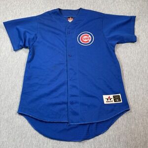 Alleson Athletic Jersey Men M Blue Chicago Cubs McAlexander 11 MLB Mesh